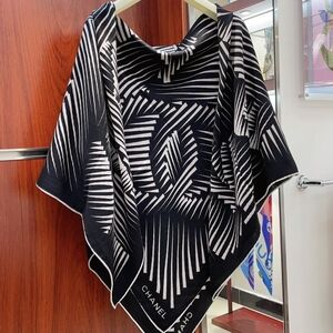 CHANEL Cashmere Square Scarf